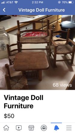 Vintage Doll Furniture
