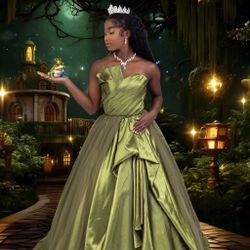 Green Ball Gown 