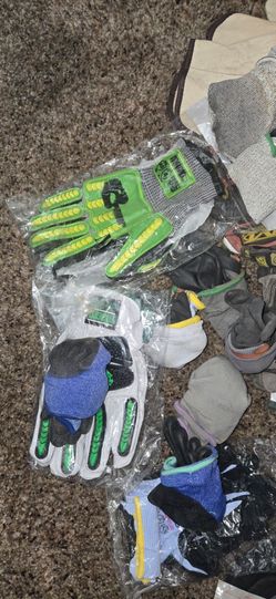 Gloves work construction impact gardening