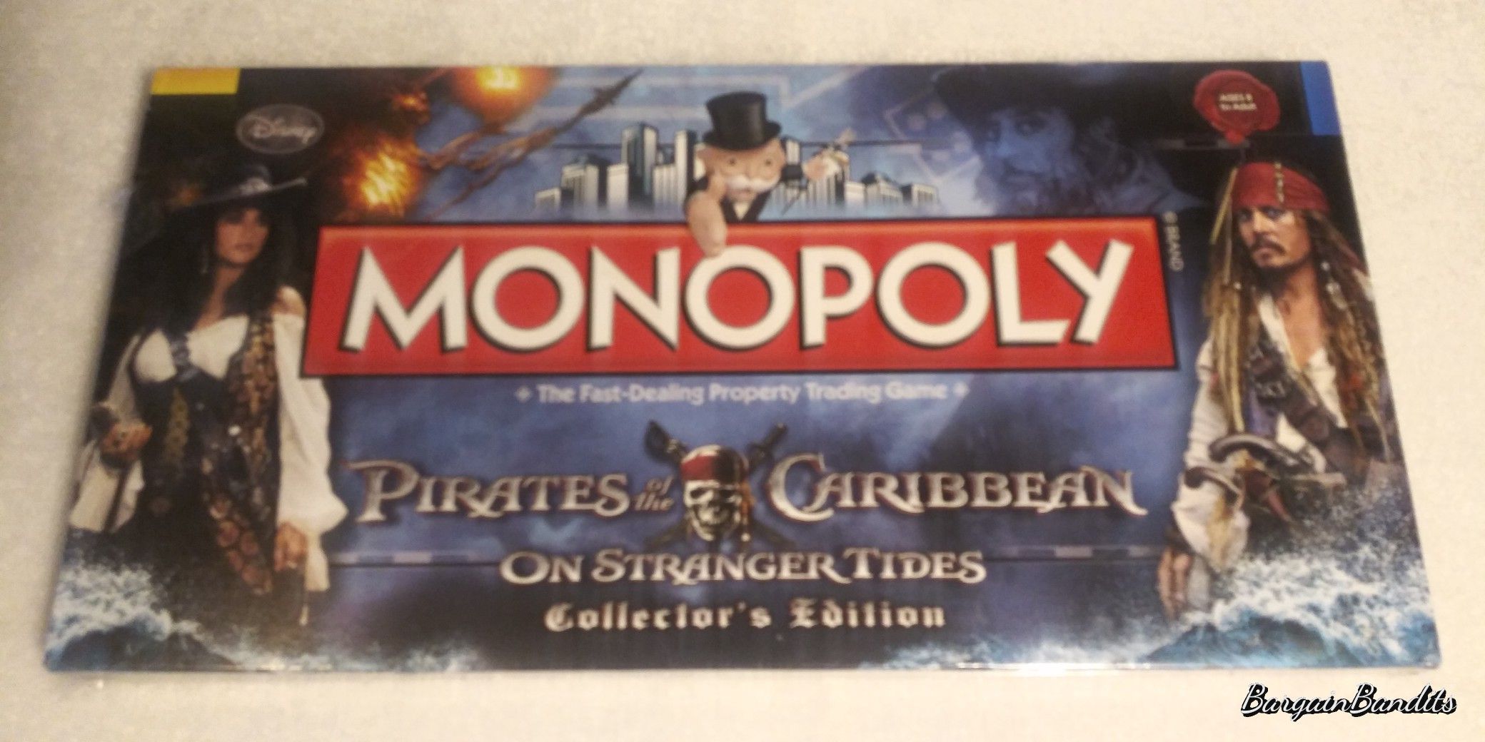 Rare Monopoly Game Pirates of The Caribbean Collectors Edition
