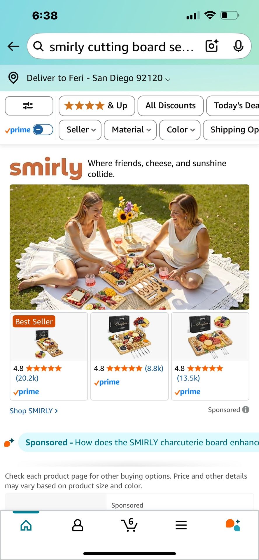 Simply Cutting Board With Lots Of Pieces and Utensil’s