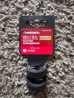 Husky 3/8” x 16” Slotted Screwdrivers – 2 Available