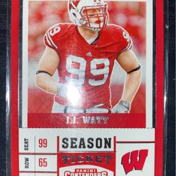 JJ Watt Season Ticket Card 