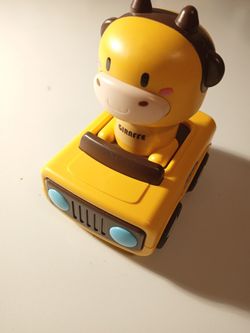 Press and Go Giraffe Car Toy