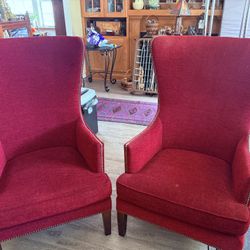 Basset Furniture Wingback Chair Set 