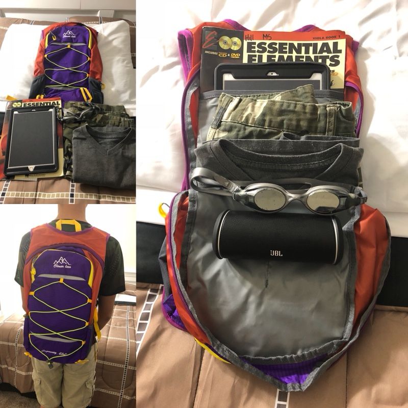 Backpack waterproof 25L, Various colors, new