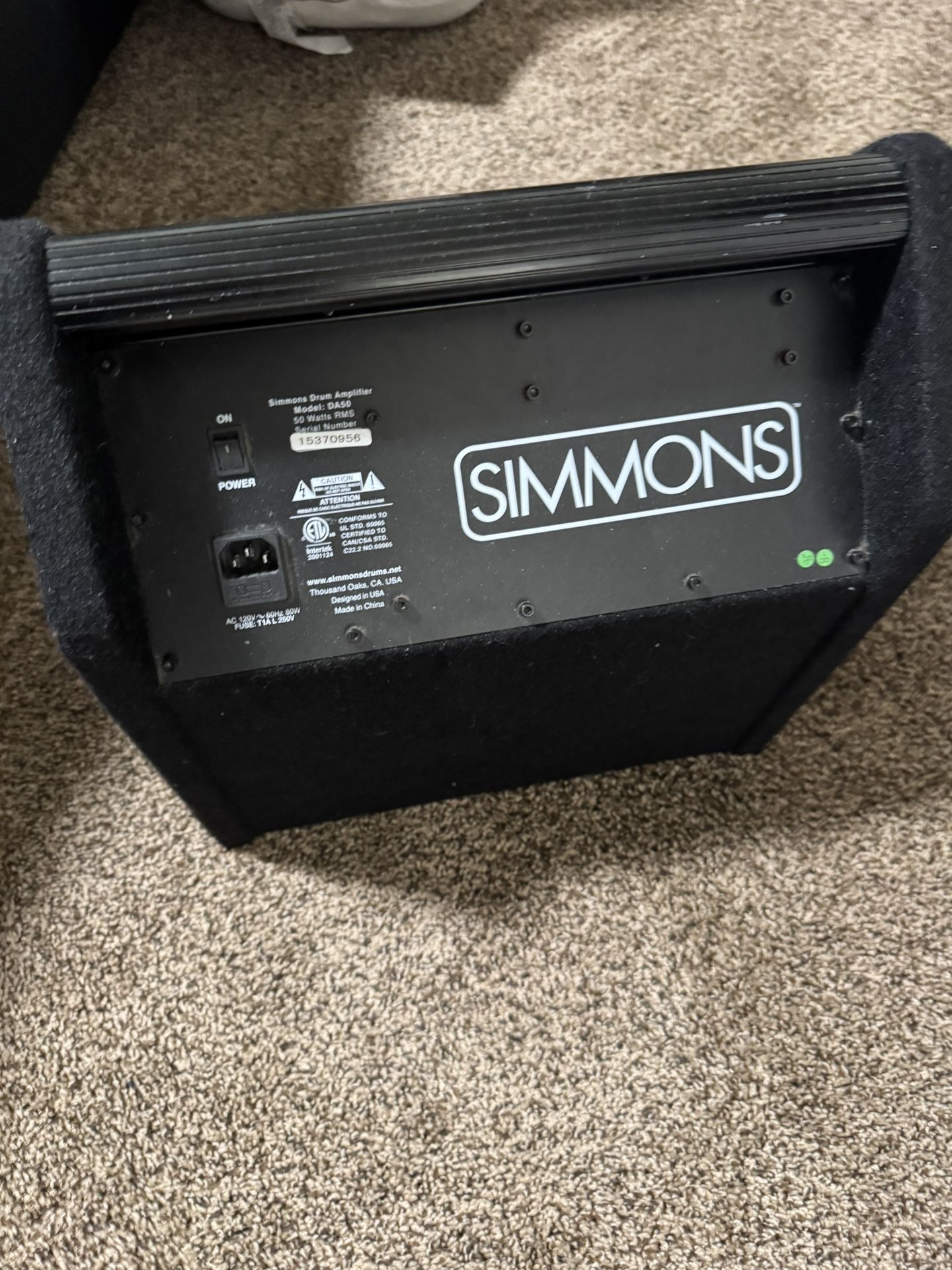 Simmons DA50 Electronic Drum Set Monitor