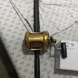 Penn International 50 Wide 2 Speed Lever Drag