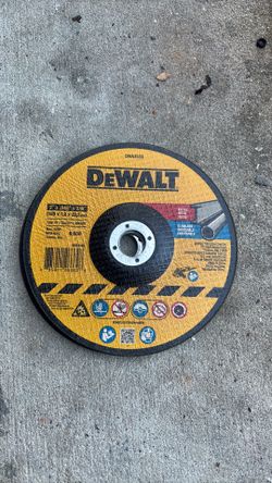 Dewalt 7” cut off disc