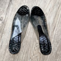 Snake Skin Transparent Heels