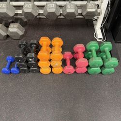 Dumbbells (Vinyl Coated) - $1/lb
