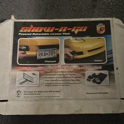 Show-N-Go Powered Retractable License Plate Frame - Partial Kit