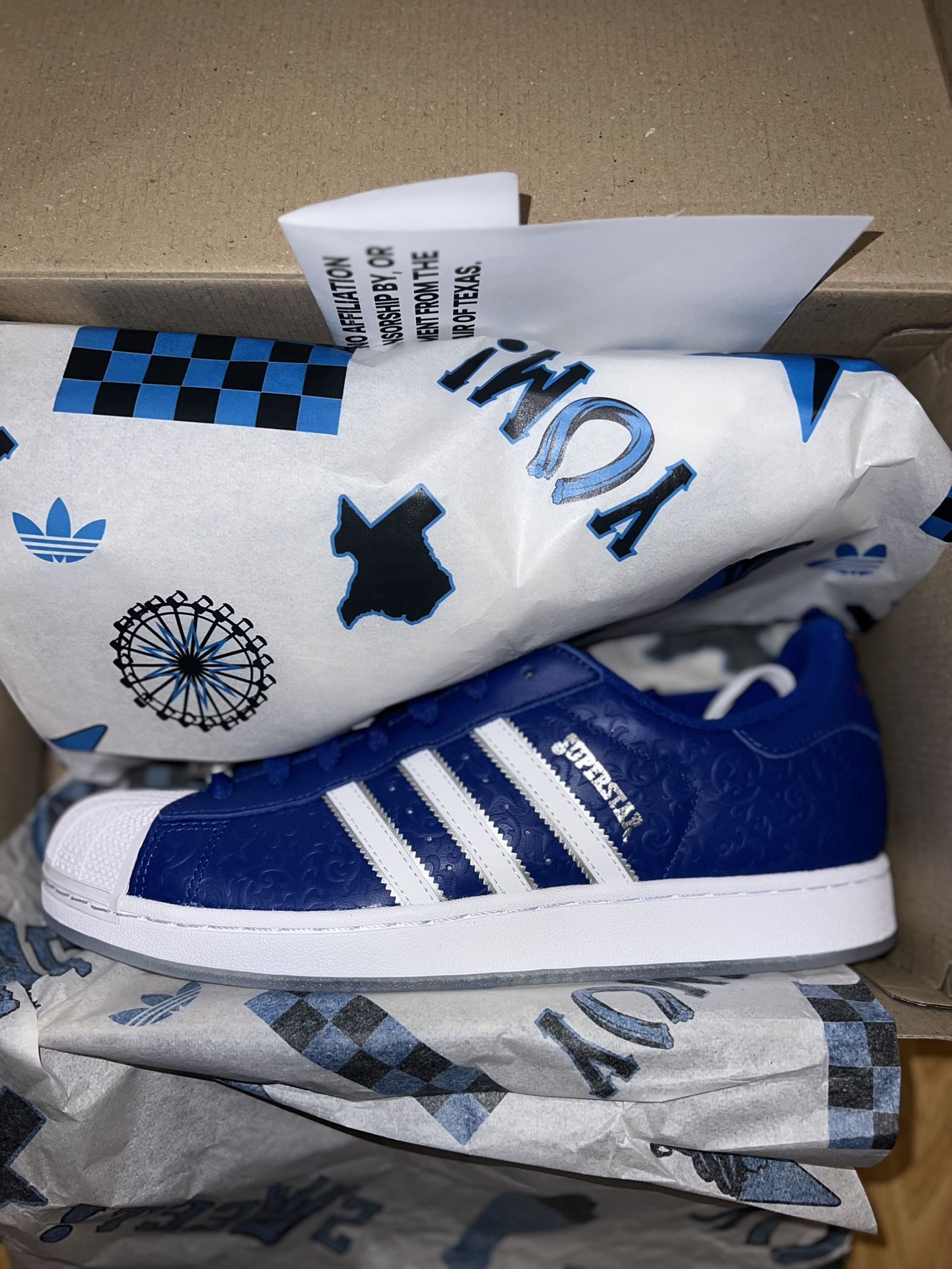BRAND NEW ADIDAS SUPERSTAR II HIBBETT DALLAS SIZE 13 $250