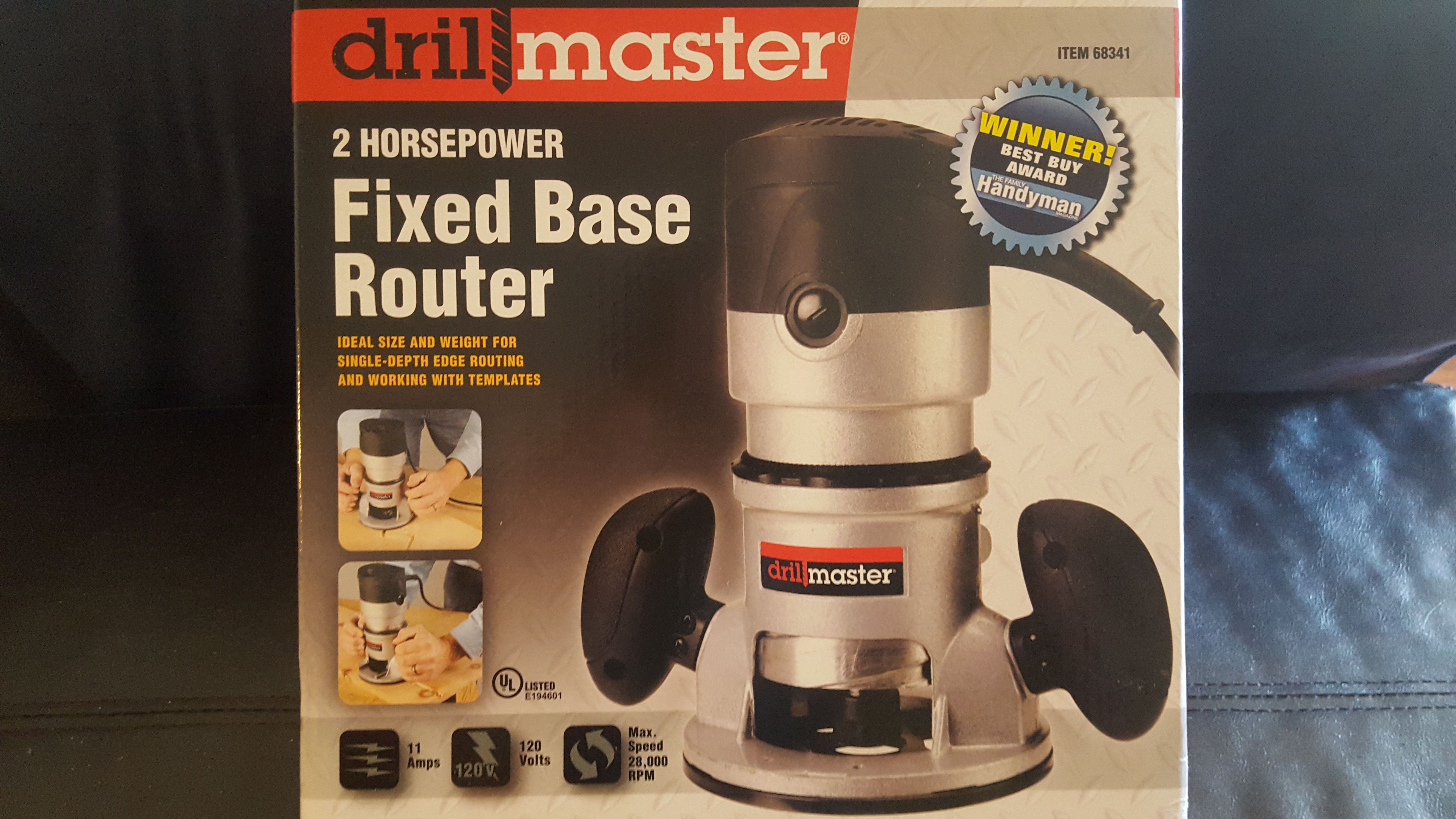 Drill Master 2 Hp fixed-base router