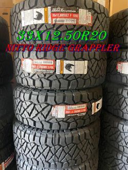 LT 35x12.5020 Nitto Ridge Grappler F/12 Ply Set Of 4 New Tires Truck Tire Finance Available