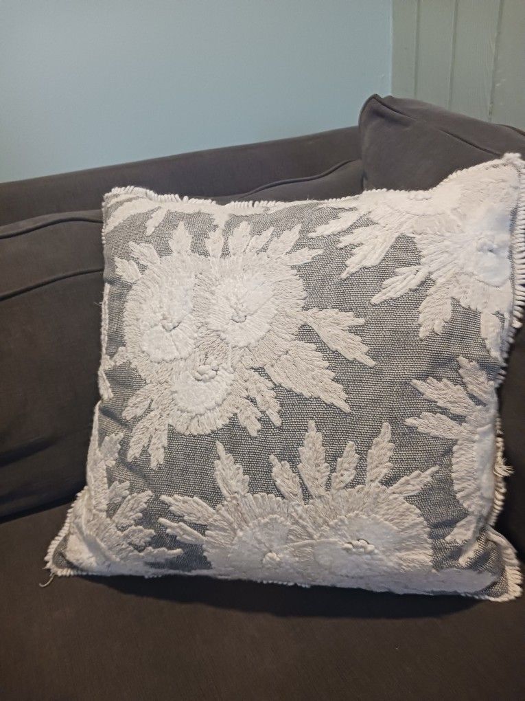 Flower Throw Pillow