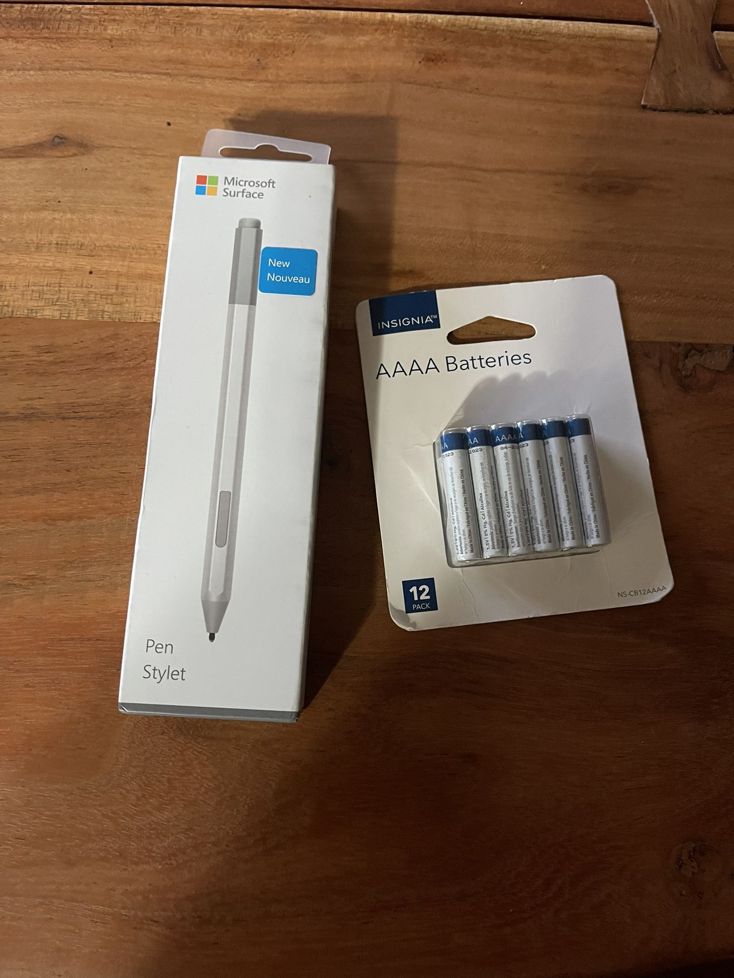 Microsoft Surface Pen Stylet And AAAA Batteries