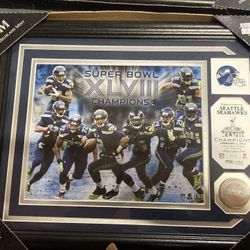 Seahawks Numbered Highland Mint Set Of 4