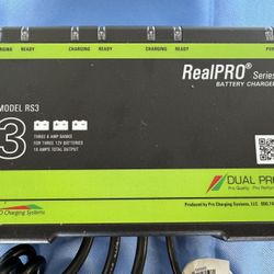 Dual Pro Realpro RS3  Waterproof Battery Charger 
