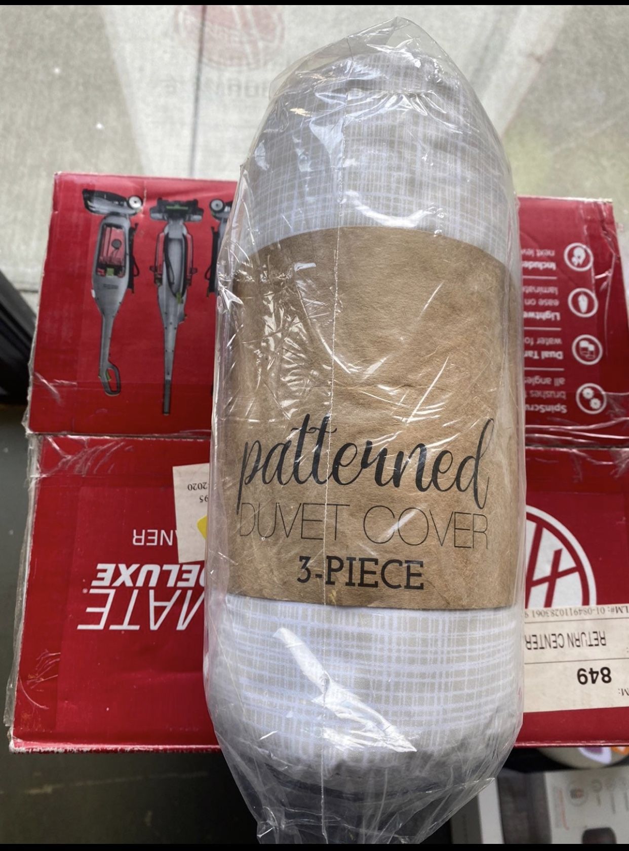 3 piece full/queen duvet cover