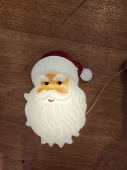 Vintage santa tree topper