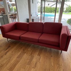 FREE DELIVERY Blu Dot Bank Sofa Mid Century Modern MCM Vintage Couch 3 Seater