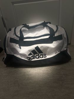 Adidas Duffel Bag White and Black