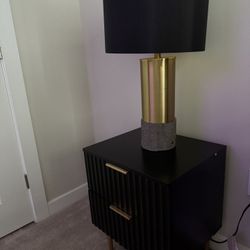 Luxury King Bedroom set Black/Gold