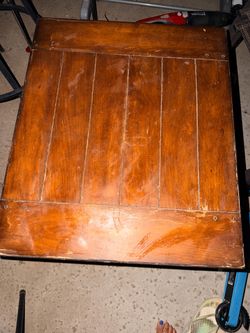 Wooden table, color brown
