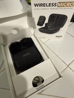 Wireless Rode Micro Clip On Lavalier Bluetooth Microphone Like New