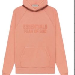 Coral Eseentials Hoddie