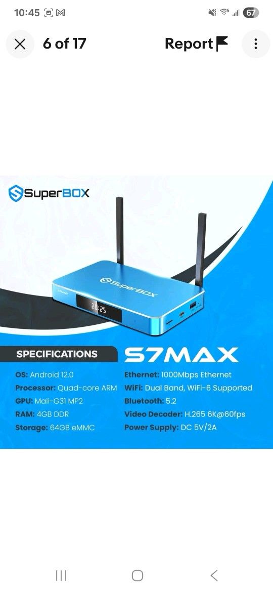 Smart Tv Box Super Box S7 Max S6 Ultra 2024 New Superbox S6 Pro