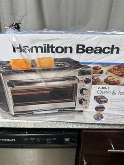 Hamilton beach 2 in 1 toaster&oven
