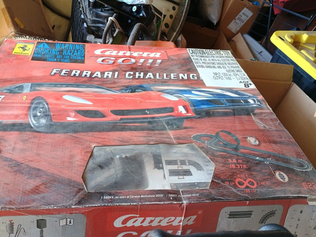 Carrera Go Ferrari Challenge Race Car Set Complete With 2 Cars Set Is Complete