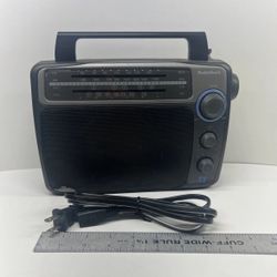 Vintage Radio Shack 12-887 Multiband Portable Radio AM FM Works Retro Tech
