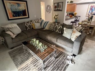 Silver couch