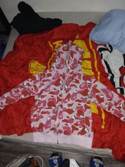 Women's bape hoodie size medium