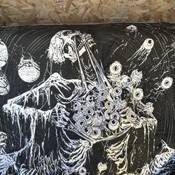 Gothic Black And White Tapestry 