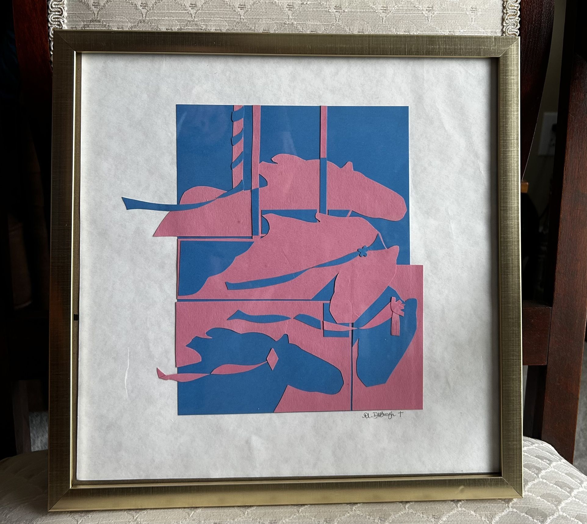 Carousel Horses In Motion Framed Art