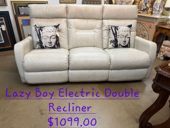 Sofa Dbl Electric Recliner LazyboyWe are located at 2811 East Bell road. Another Time Around Furniture.