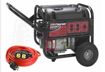 Coleman 6250 Watt gasoline generator paid $1200 Selling For $390