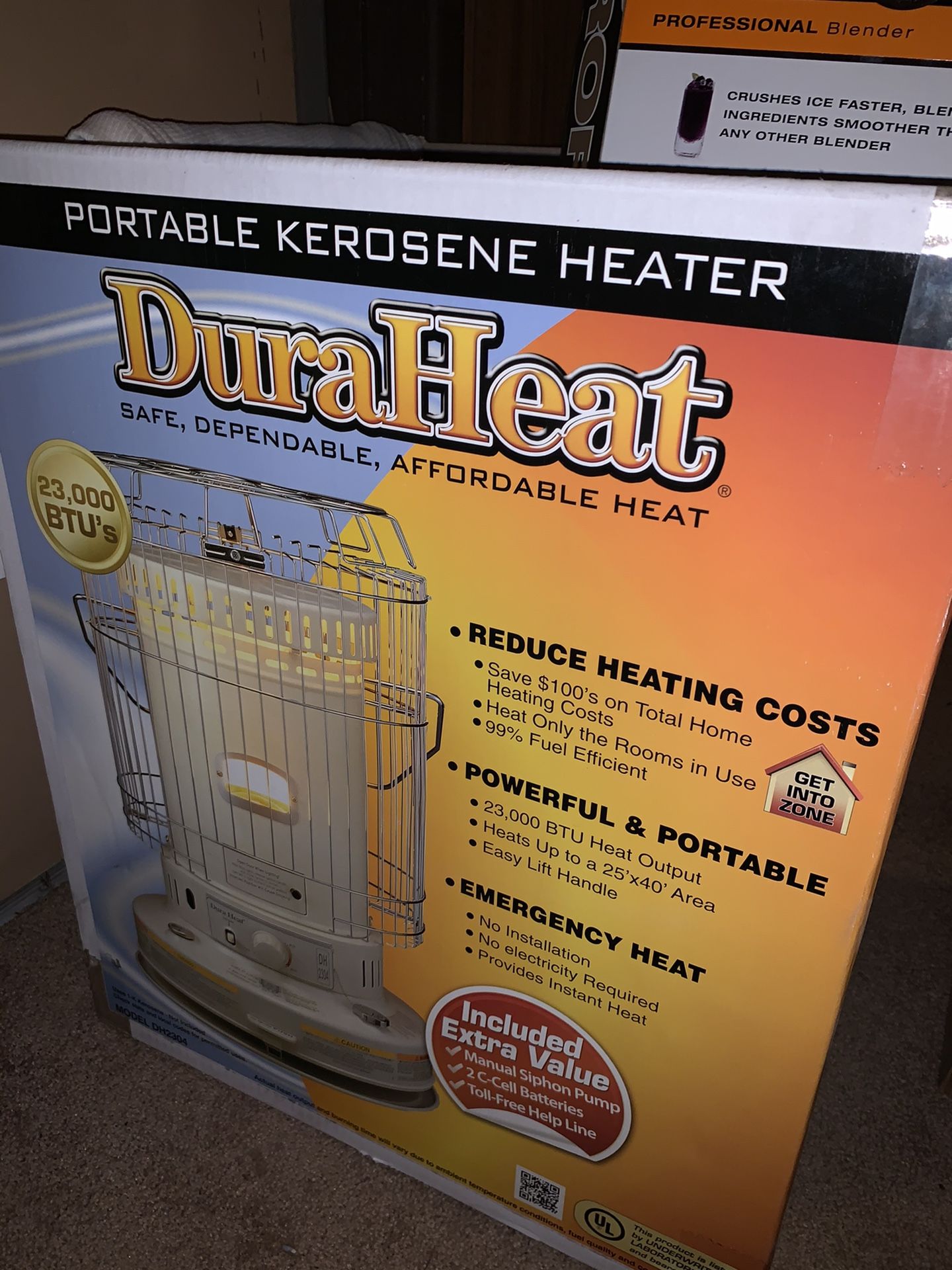 Portable kerosene heater $30