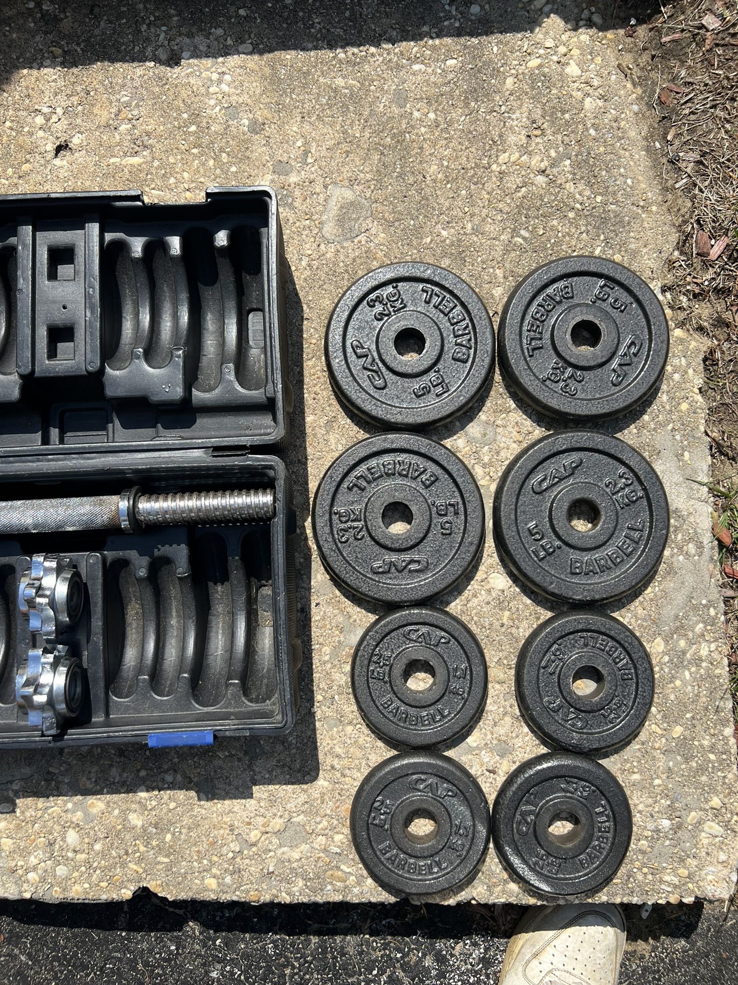 Weight and dumbbell set 