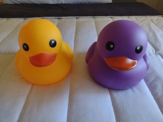 Giant rubber ducks