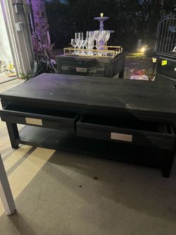 Tables coffee and end table both