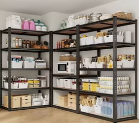 Heavy Duty 5-Tier Storage Shelves – Metal Garage & Pantry Organizer Rack