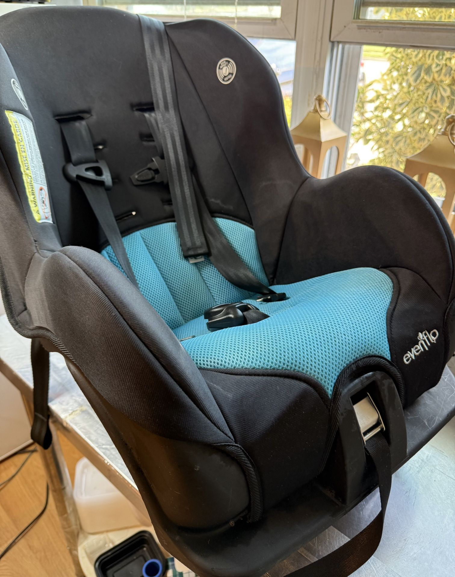 Evenflo Car Seat Belt Path Facing Only In Good Clean Condition See Pictures