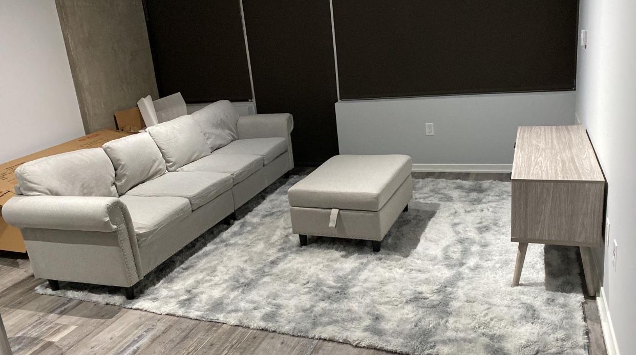 Couch and Ottoman