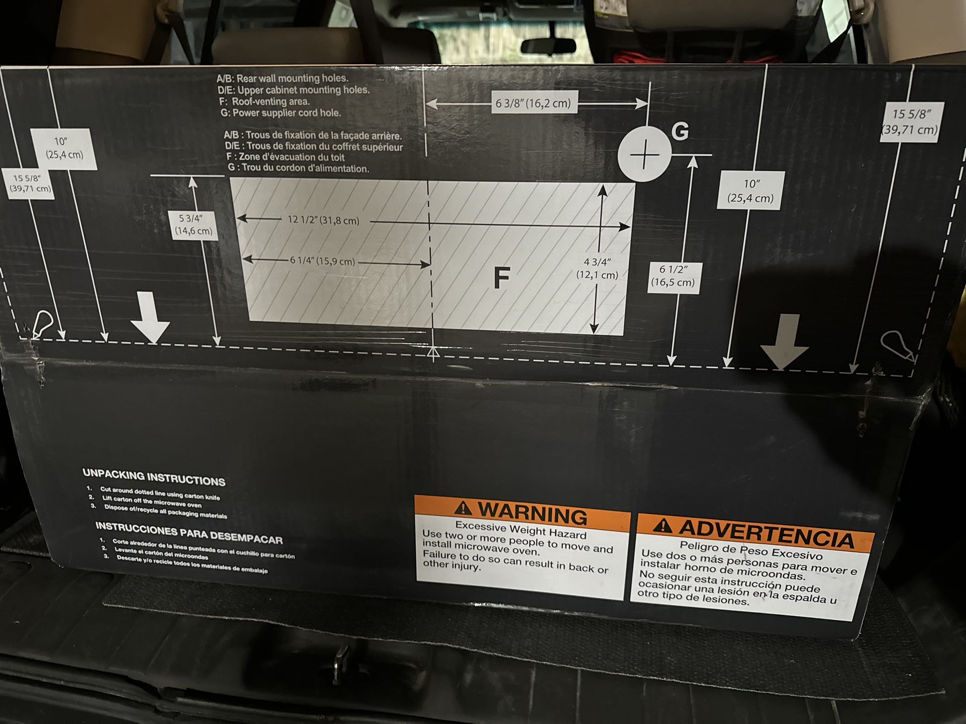 Over The Range Microwave