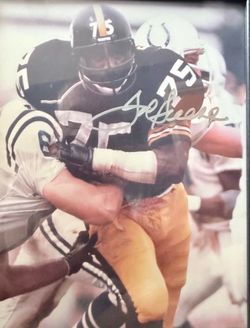 Mean Joe Greene Autographed 8x10 Photo – Pittsburgh Steelers Hall of Famer